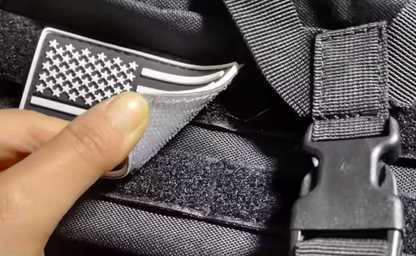 Sac à Dos Tactique Noir Imperméable MOLLE 45L